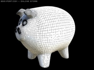piggy bank 3D Model