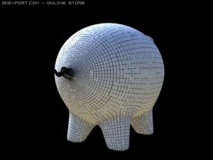piggy bank 3D Model