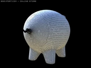 piggy bank 3D Model