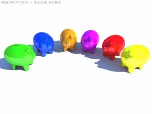 piggy bank 3D Model