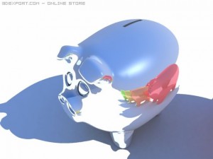 piggy bank 3D Model