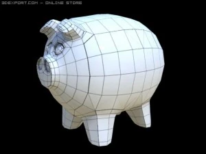 piggy bank 3D Model