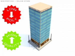 skyscraper building 8 3D Model