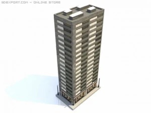 skyscraper building 9 3D Model