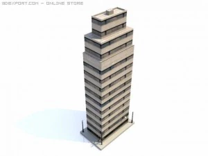 skyscraper building 10 3D Model