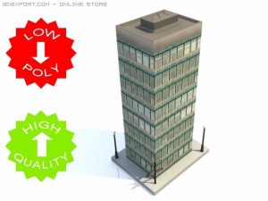 skyscraper building 11 3D Model