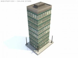 skyscraper building 11 3D Model
