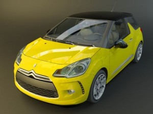 citroen ds3 3Dモデル