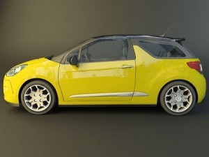 citroen ds3 3Dモデル