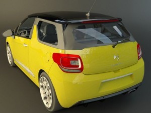 citroen ds3 3Dモデル