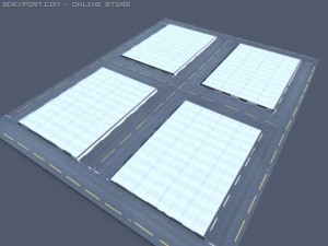 cityscape pack vol 1 3Dモデル