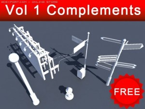 cityscape pack vol 1 3Dモデル