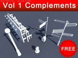cityscape pack vol 1 3D Model