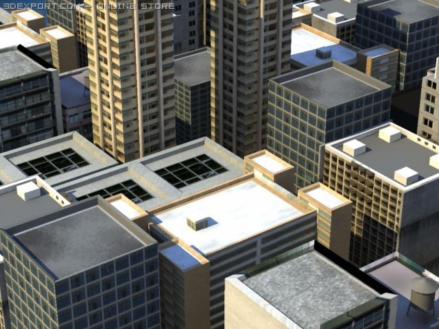 cityscape pack vol 2 3D मॉडल .c4d .max .obj .3ds .fbx .stl .blend 