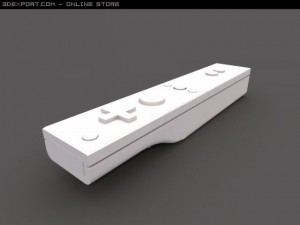 wii motion controller Model 3D