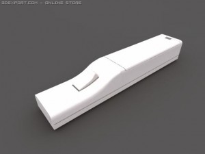 wii motion controller Model 3D