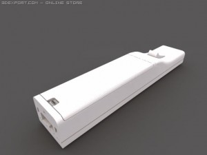 wii motion controller Model 3D
