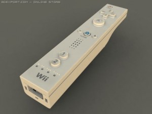wii motion controller Model 3D