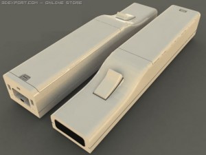wii motion controller Model 3D