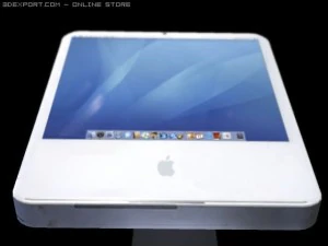 Apple-iMac-Computersystem 3D Modell