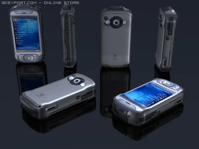 telephone detailed low poly 3D Model .c4d .max .obj .3ds .fbx .stl .blend 