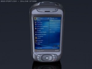 telephone detailed low poly 3D-Modell