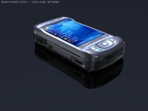 telephone detailed low poly 3D-Modell
