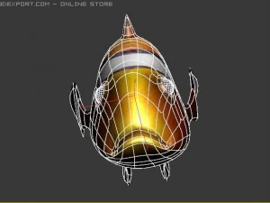 ryba klauna Model 3D