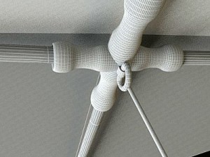 kite rigged 3D Model