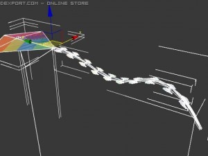 kite rigged 3D Model