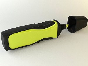 highlighter marker yellow 1 3D 模型