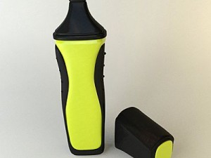 highlighter marker yellow 1 3D 模型