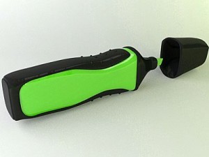 highlighter marker green 2 Modelo 3D