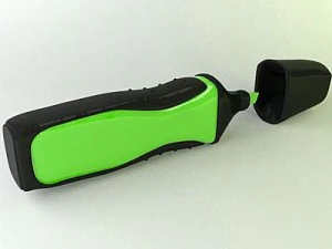 highlighter marker green 2 3D Model