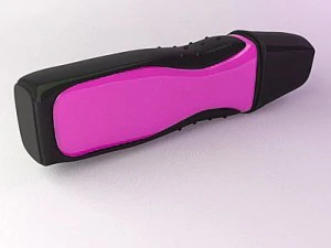 highlighter marker pink 4 3D Model