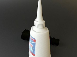 super glue bottle2 3D Модель