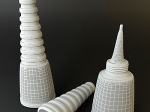 super glue bottle2 3D Модель