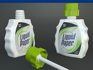 liquid paper correction fluid Model 3D