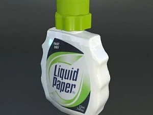 liquid paper correction fluid 3D Model