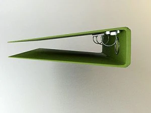carnet de notes vert 2 Modèle 3D