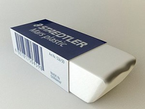 eraser Model 3D