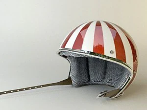 rigged moto helmet 3D Model