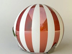 rigged moto helmet 3D Model