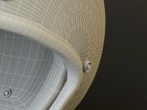 rigged moto helmet Modelo 3D