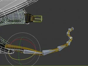rigged moto helmet 3D Model