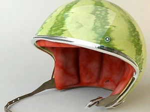 rigged moto helmet nc2 3D Model