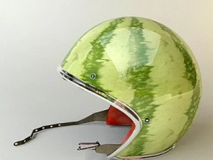rigged moto helmet nc2 3D Model