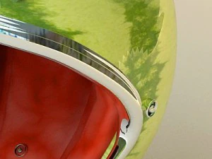 rigged moto helmet nc2 3D Model