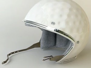 rigged moto helmet nc3 3D Model