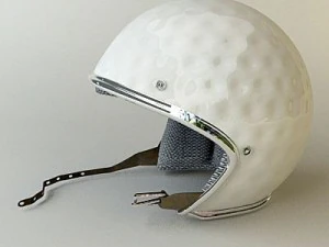 rigged moto helmet nc3 3D Model